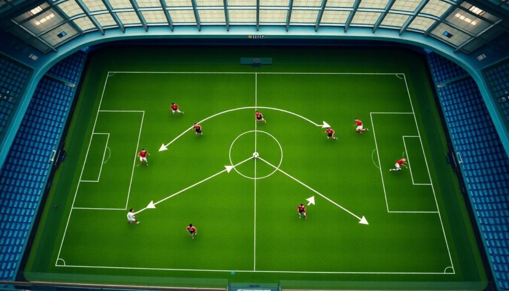 Атака в современном футболе: обзор ключевых схем и их эффективности - иллюстрация