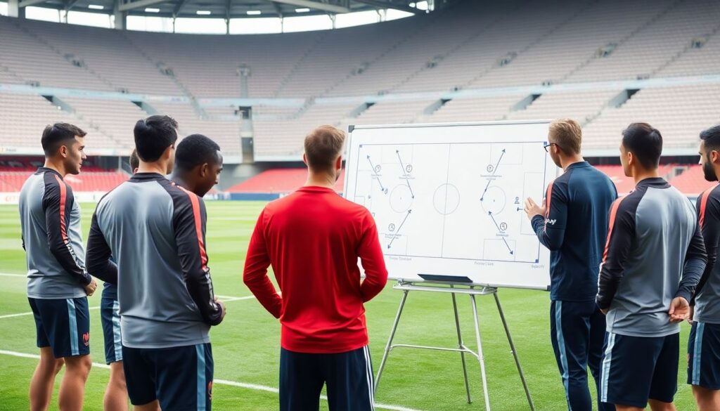 Стратегии создания голевых моментов: координация полузащиты и форвардов - иллюстрация