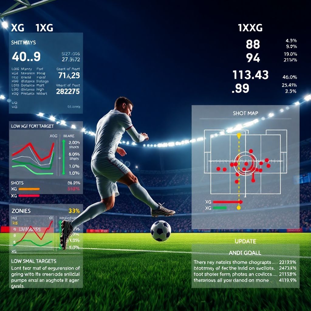 Удар по воротам и голевая эффективность: статистика по голам в футболе