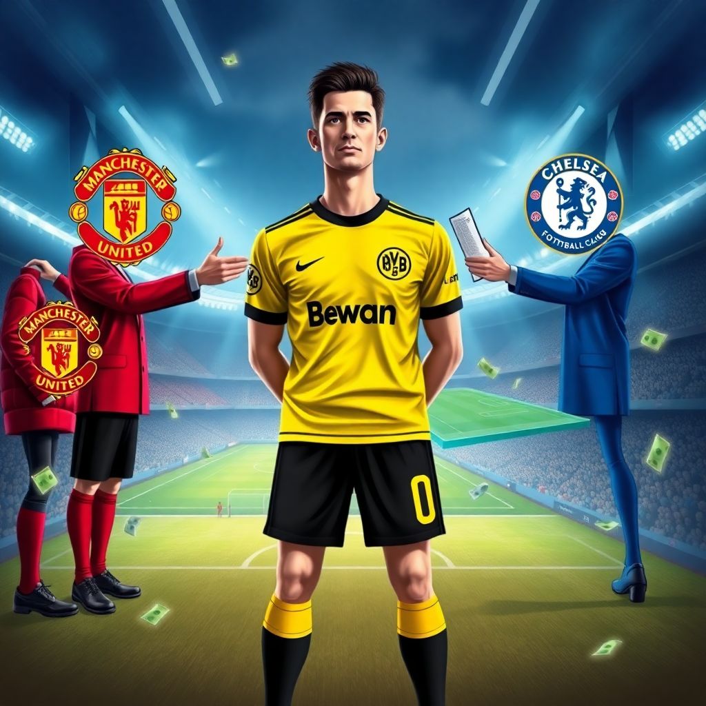 Манчестер Юнайтед и Челси борются за полузащитника Боруссии Дортмунд