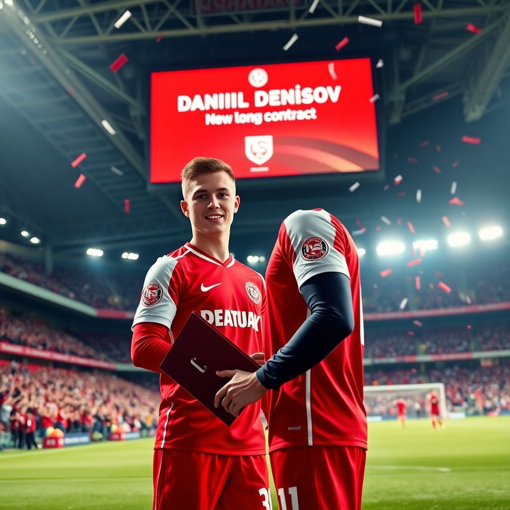 Официально: Спартак продлил контракт с Даниилом Денисовым, ставка на воспитанника