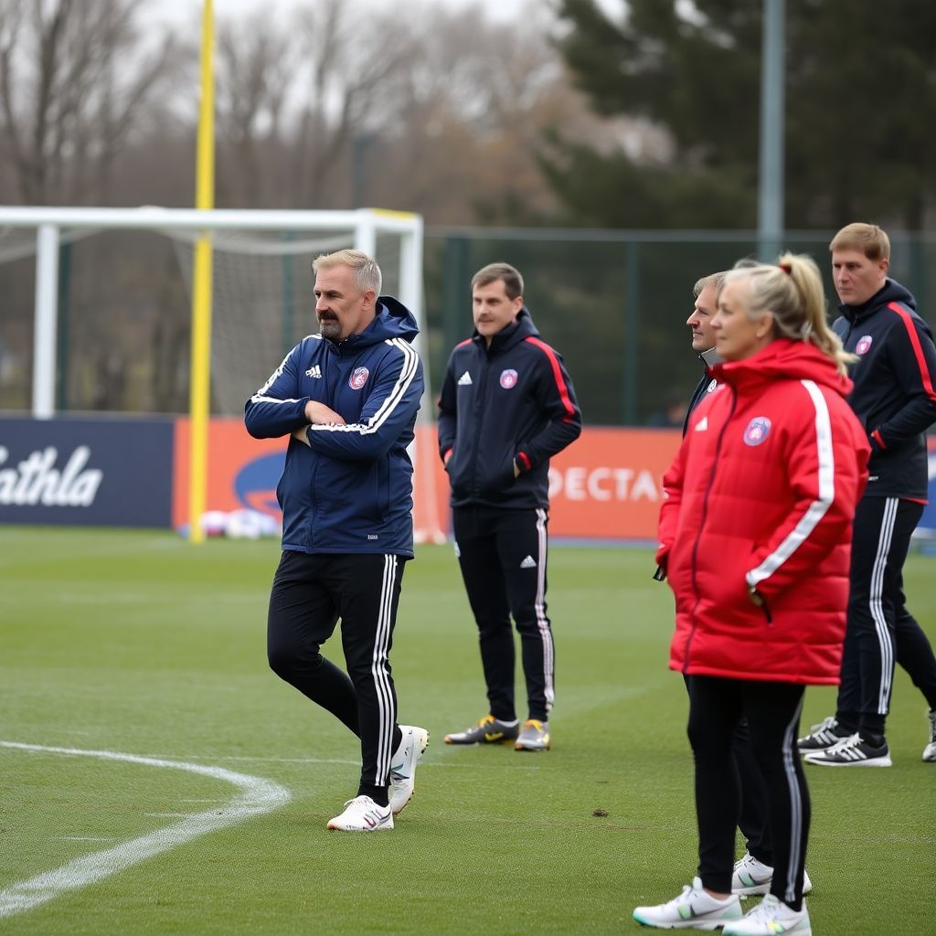 Жена тренера ЦСКА Челестини на тренировках клуба: роль и реакция в команде
